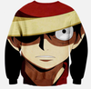 3D Sweatshirt Jumper Japanese Anime One Piece