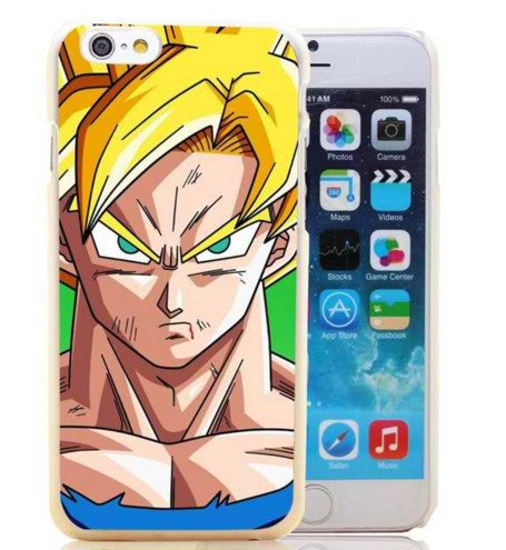 Dragon Ball Z Son Goku Transparent Cover for iPhone
