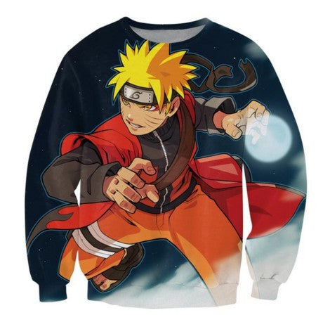 Naruto Print 3D Cartoon Sweatshirt