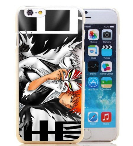 Bleach Anime Transparent Hard Case Cover for iPhone