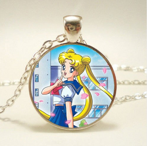 Sailor Moon Pendant Necklace Vintage